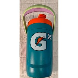 Gatorade GX Pod Hydration Bottle Carrier Jug Fence Hook‎ Teal Orange